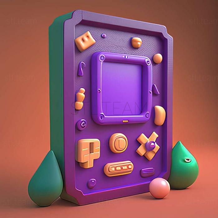 3D model Purble Place game (STL)
